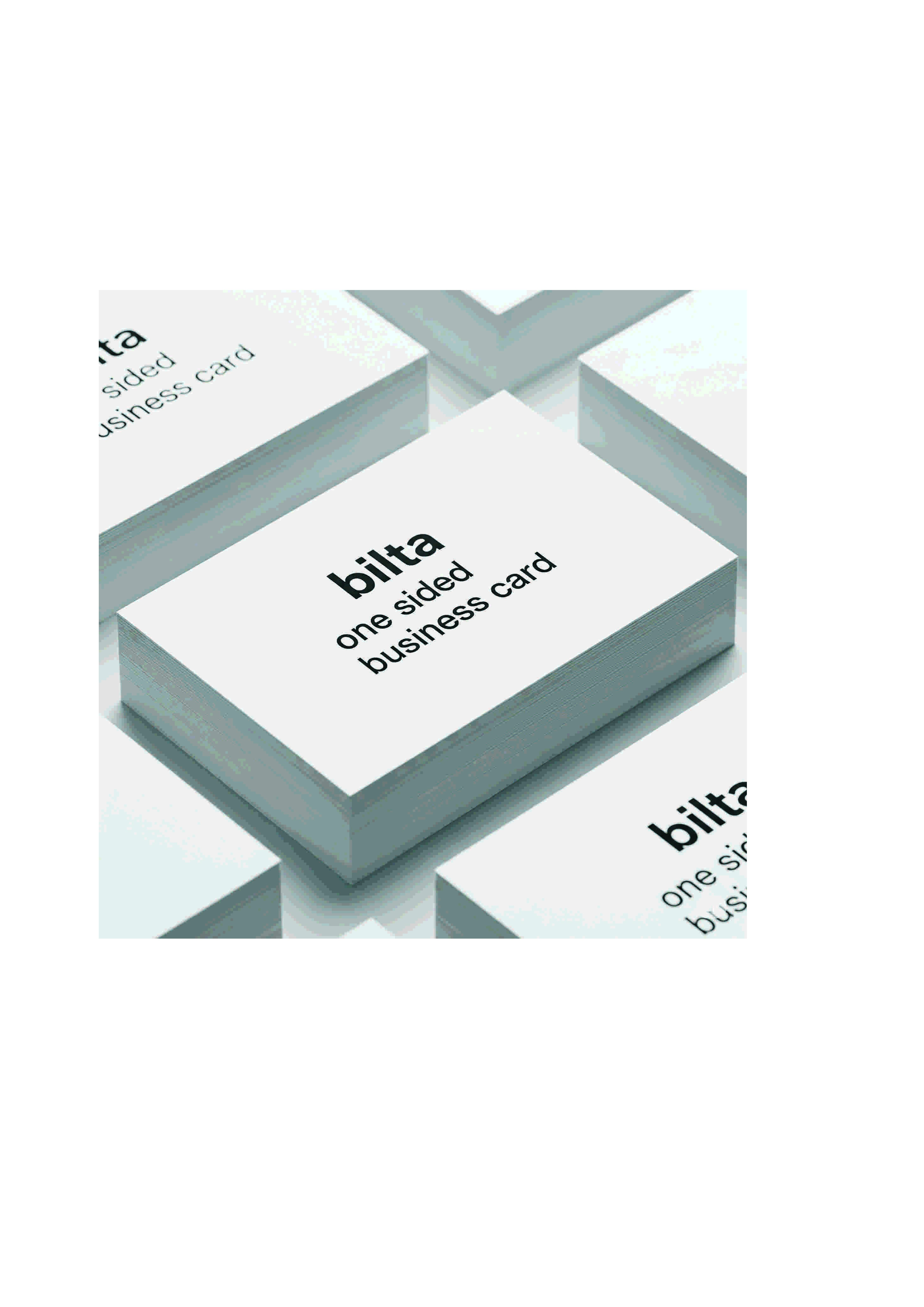One-Sided Business Cards